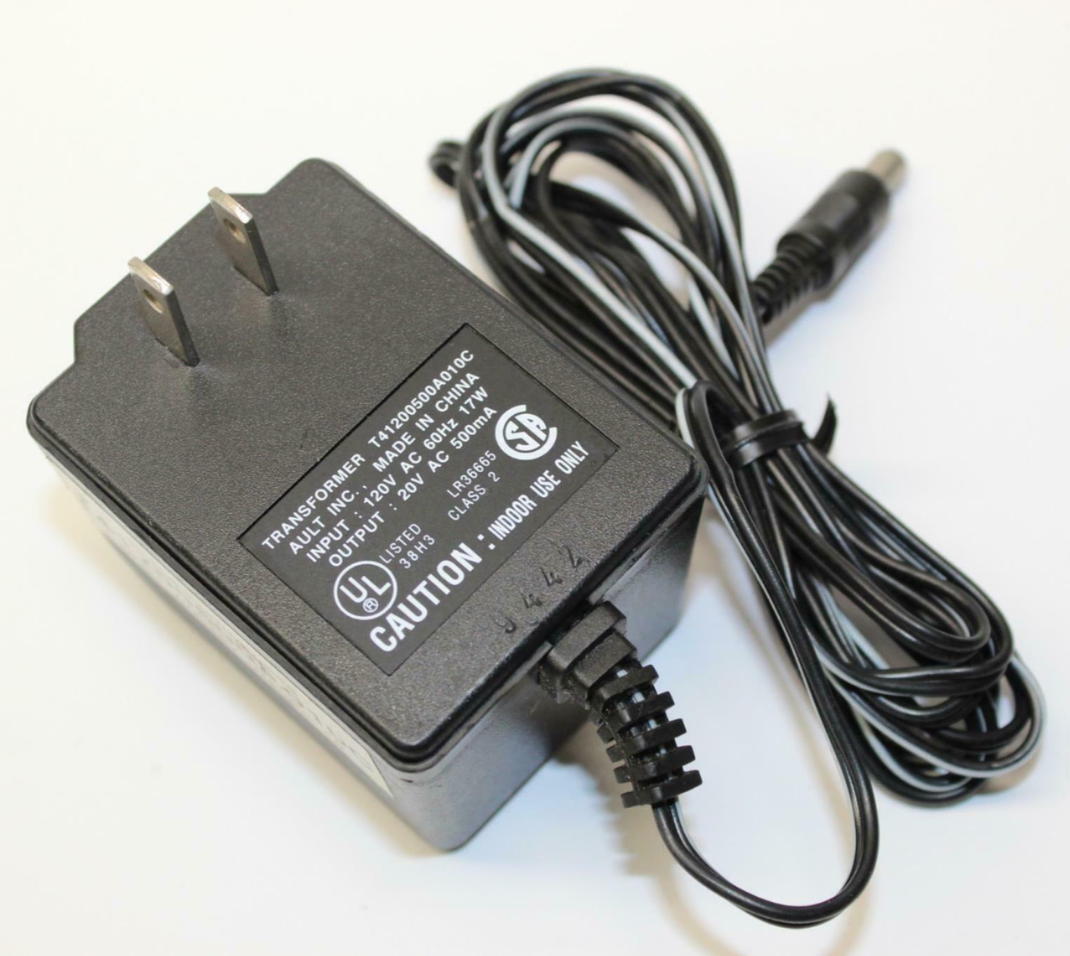 New Ault T41200500A010C Class 2 Transformer Power Supply 20VAC 500mA AC Adapter - Click Image to Close